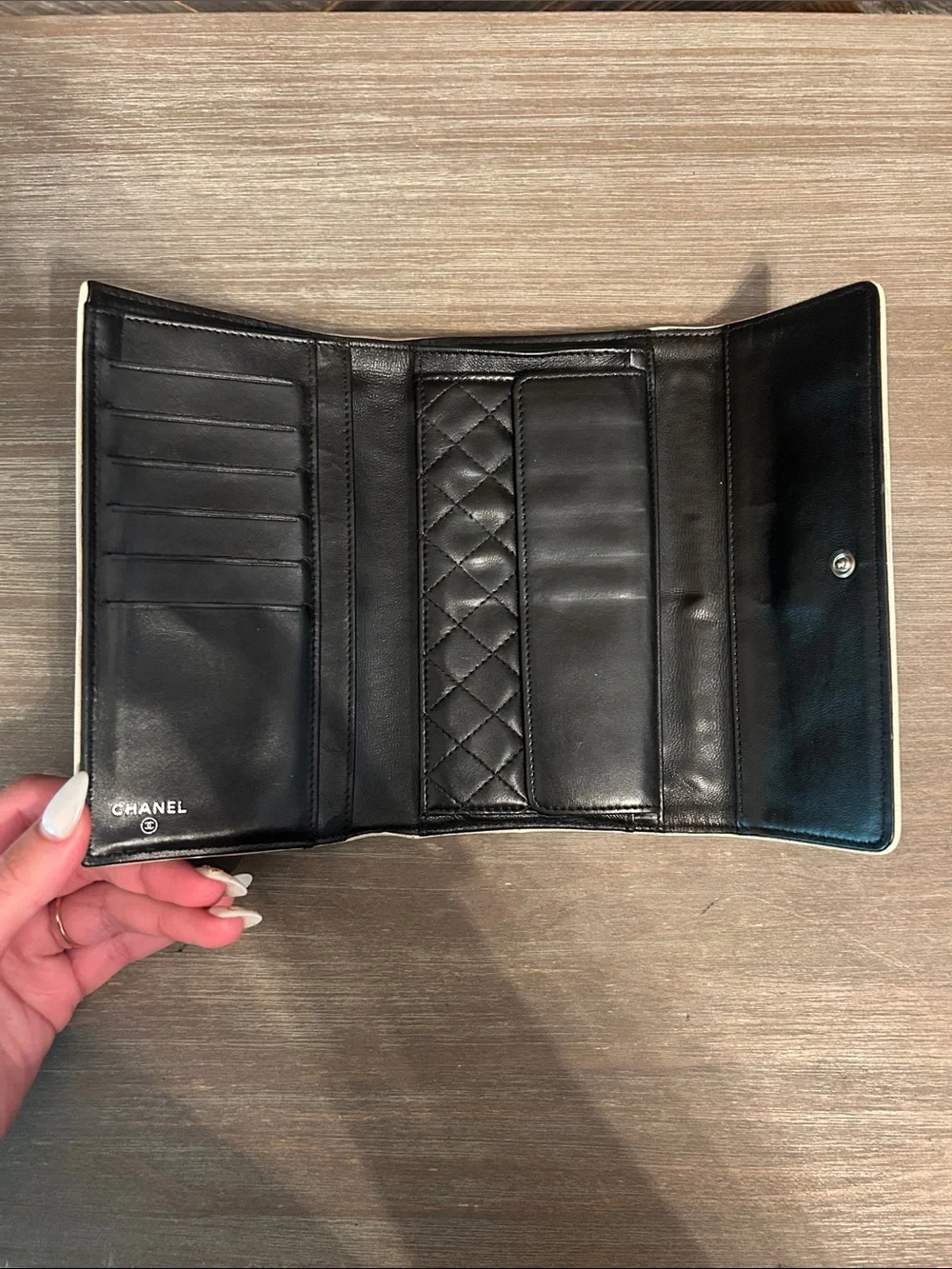 Vintage Chanel East-West Stitch Wallet